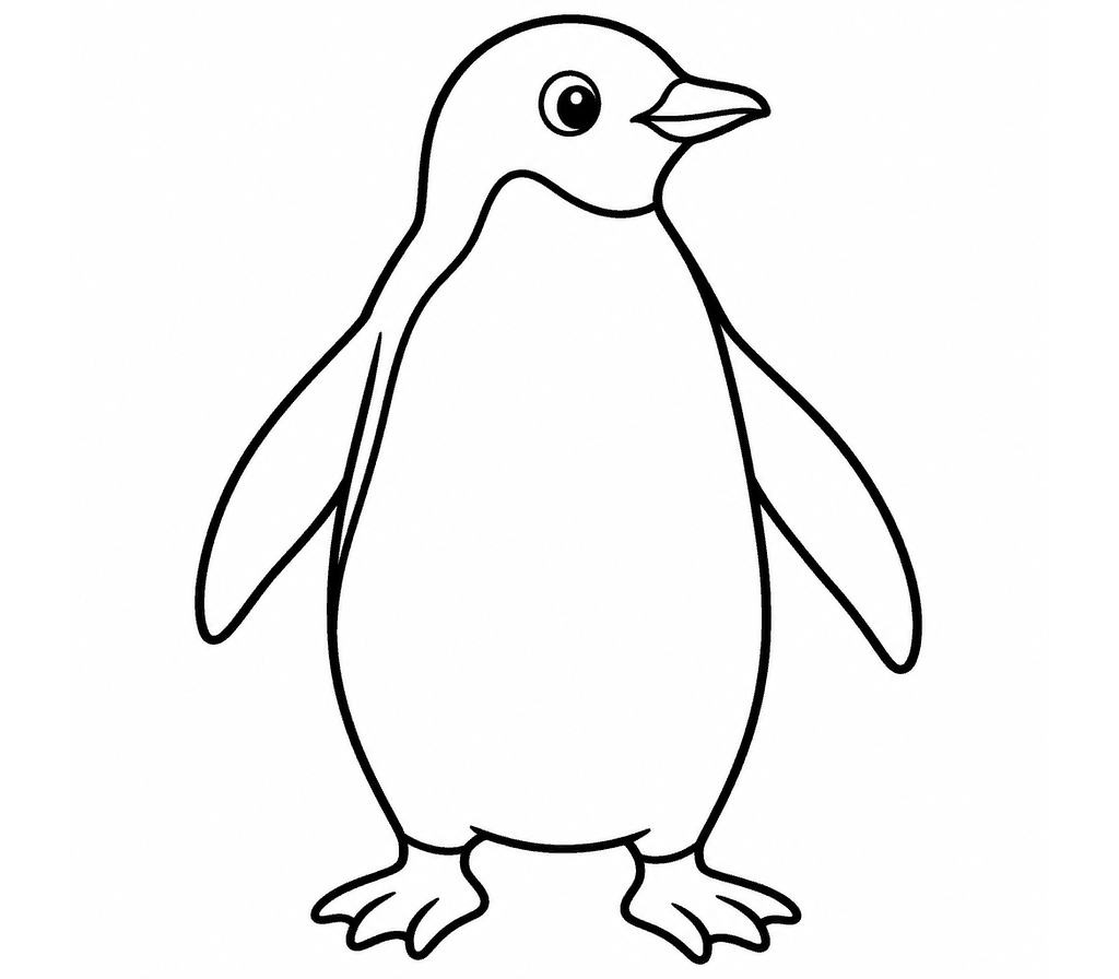 Adelie Penguin coloring page