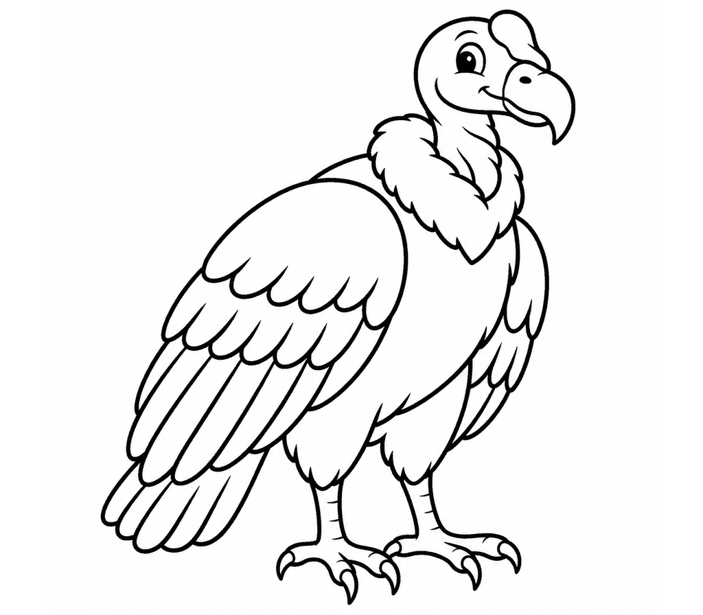 Andean Condor coloring page