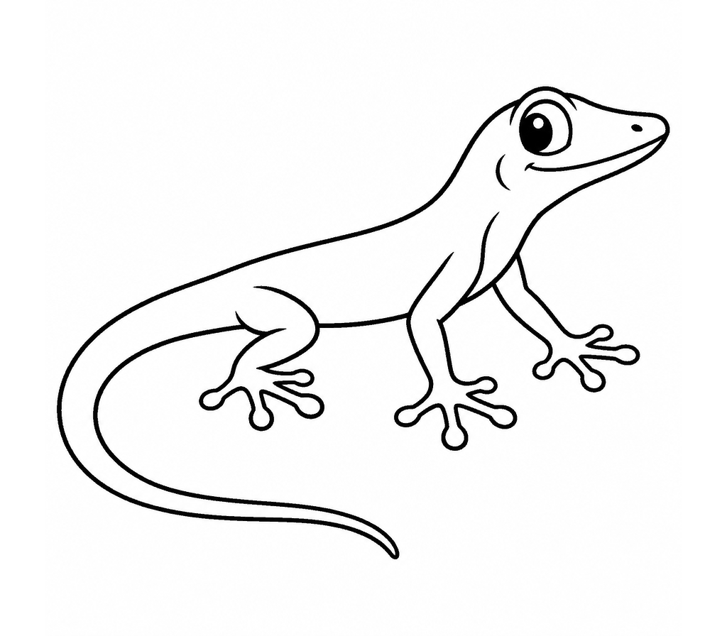 Anole (Green) coloring page