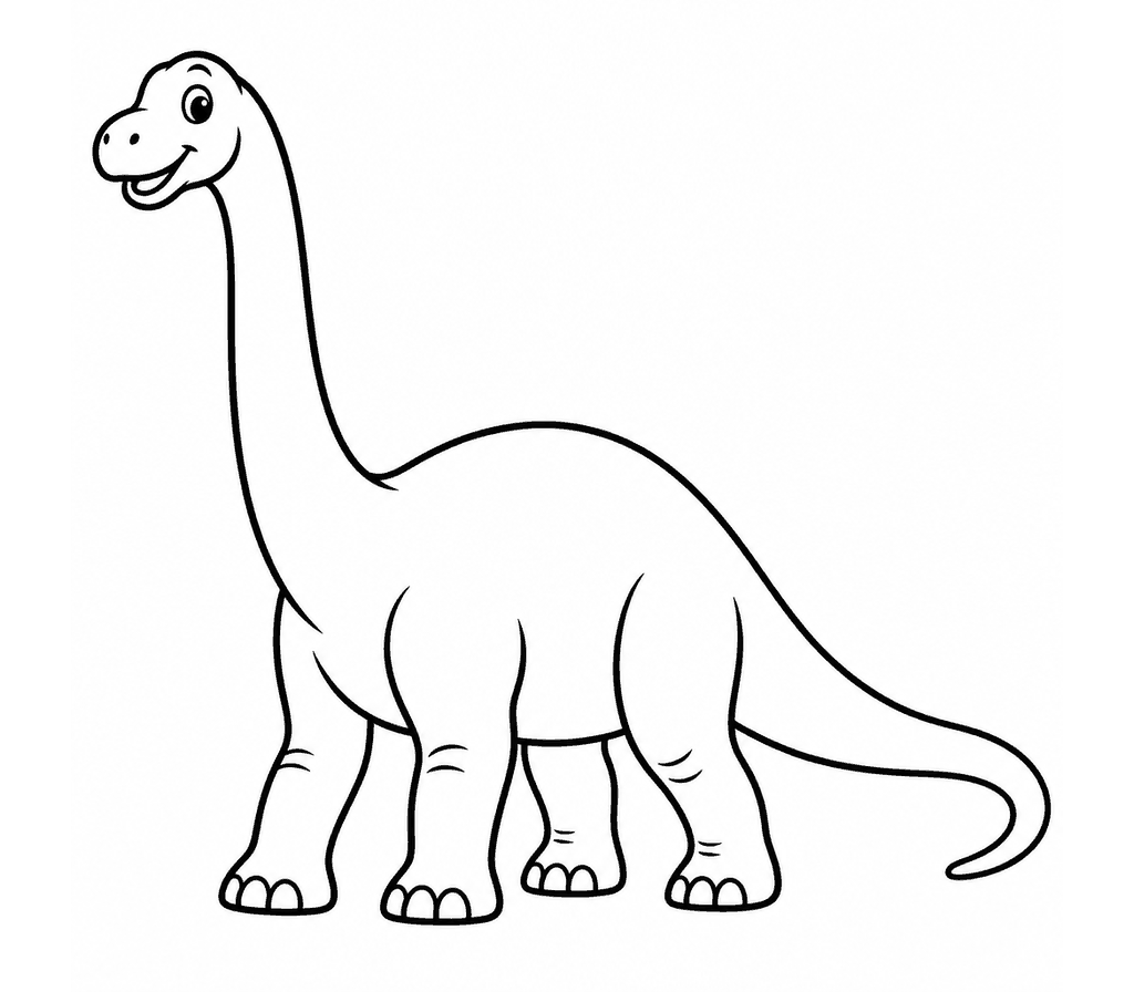 Apatosaurus coloring page