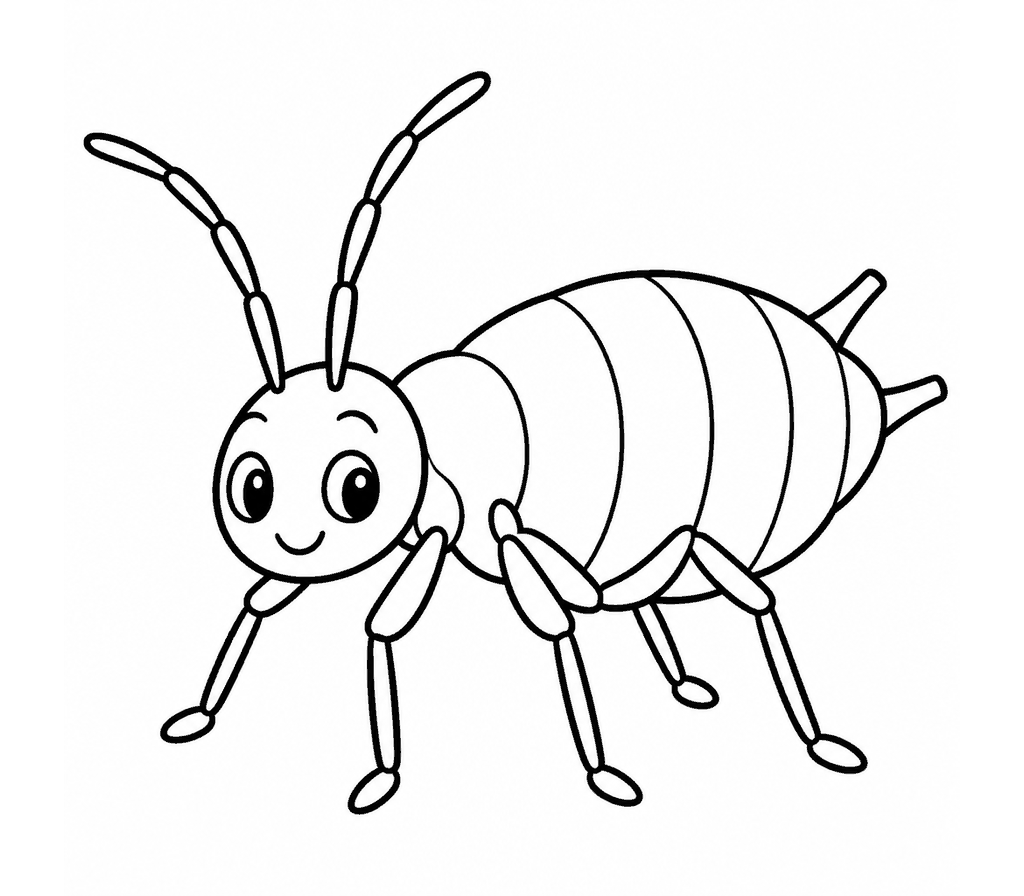 Aphid coloring page