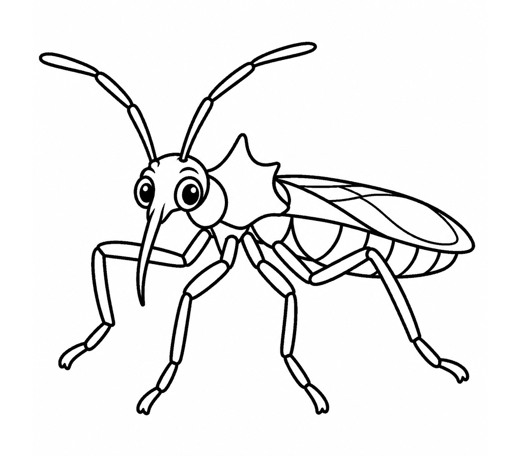 Assassin Bug coloring page