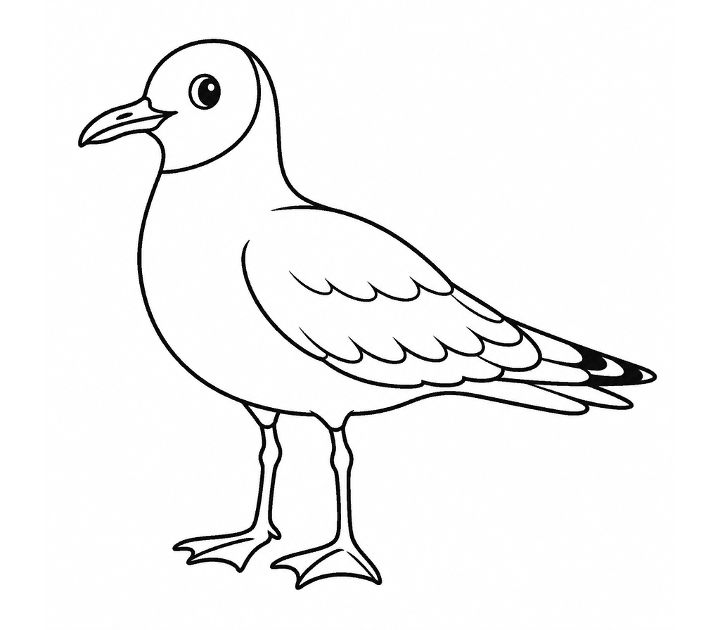 Black-headed Gull coloring page