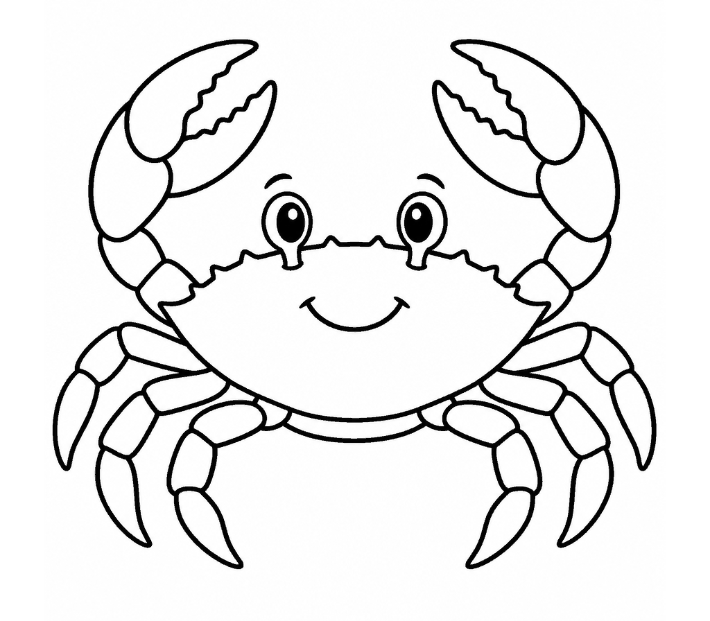 Blue Crab coloring page