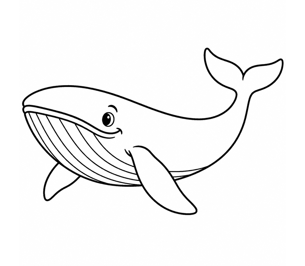 Blue Whale coloring page