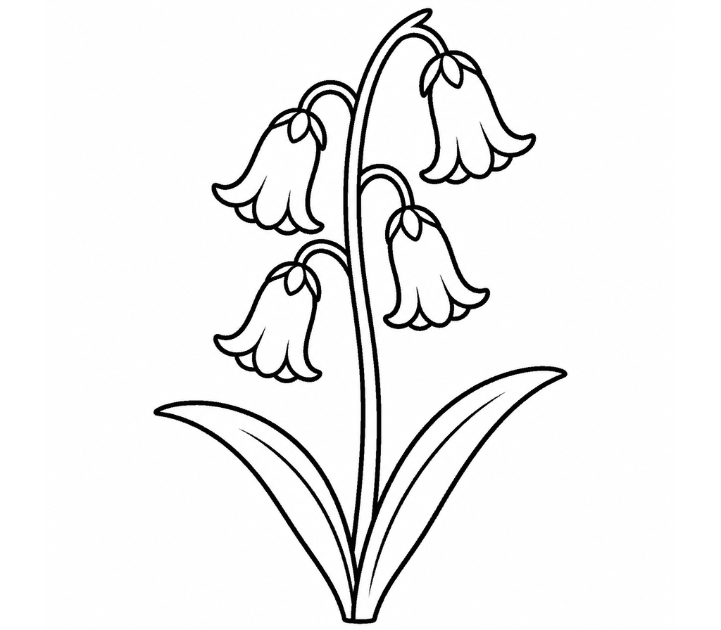 Bluebell coloring page