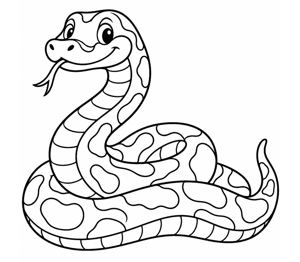 Boa Constrictor coloring page