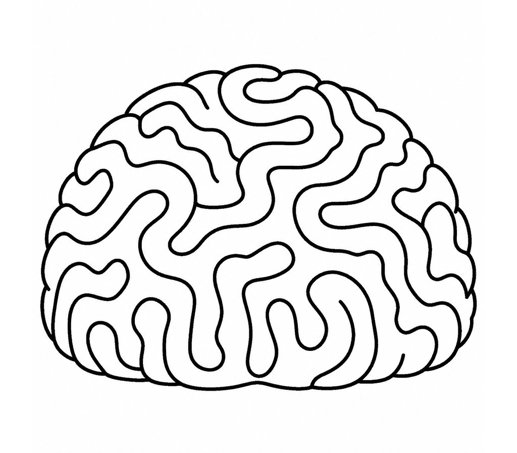 Brain Coral coloring page