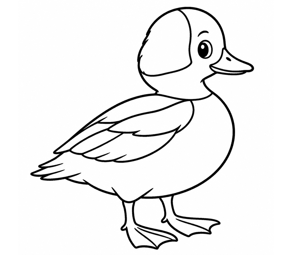 Bufflehead coloring page