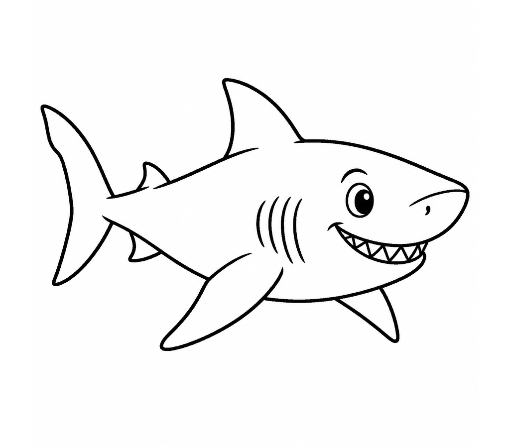 Bull Shark coloring page
