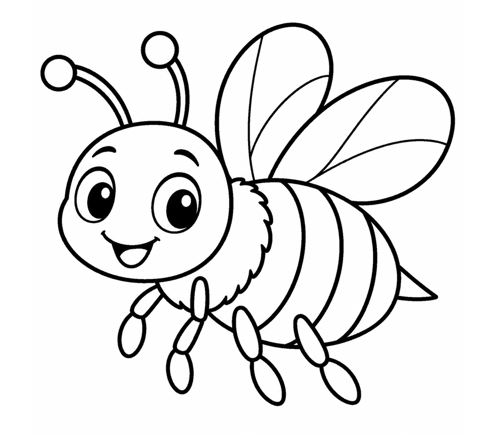 Bumblebee coloring page