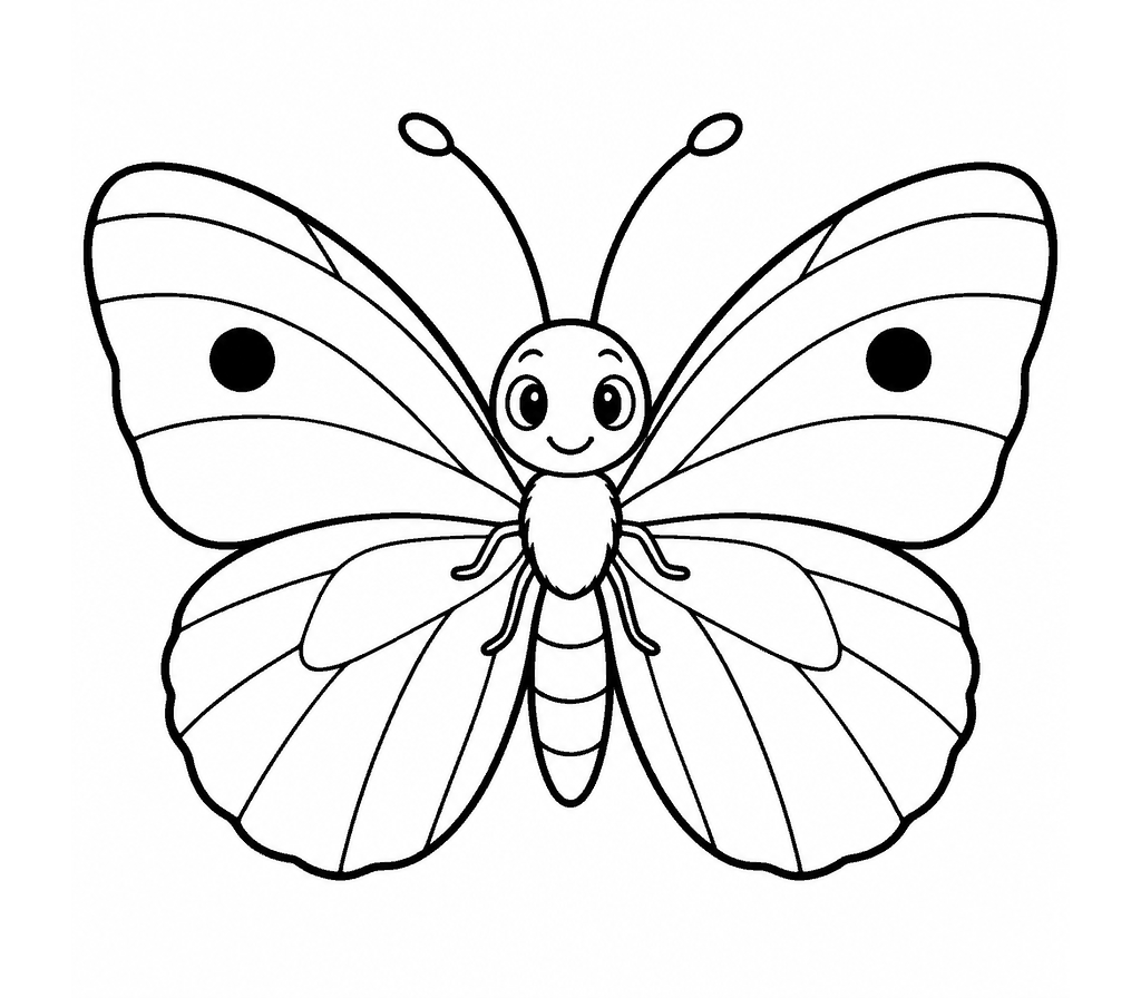 Cabbage White coloring page