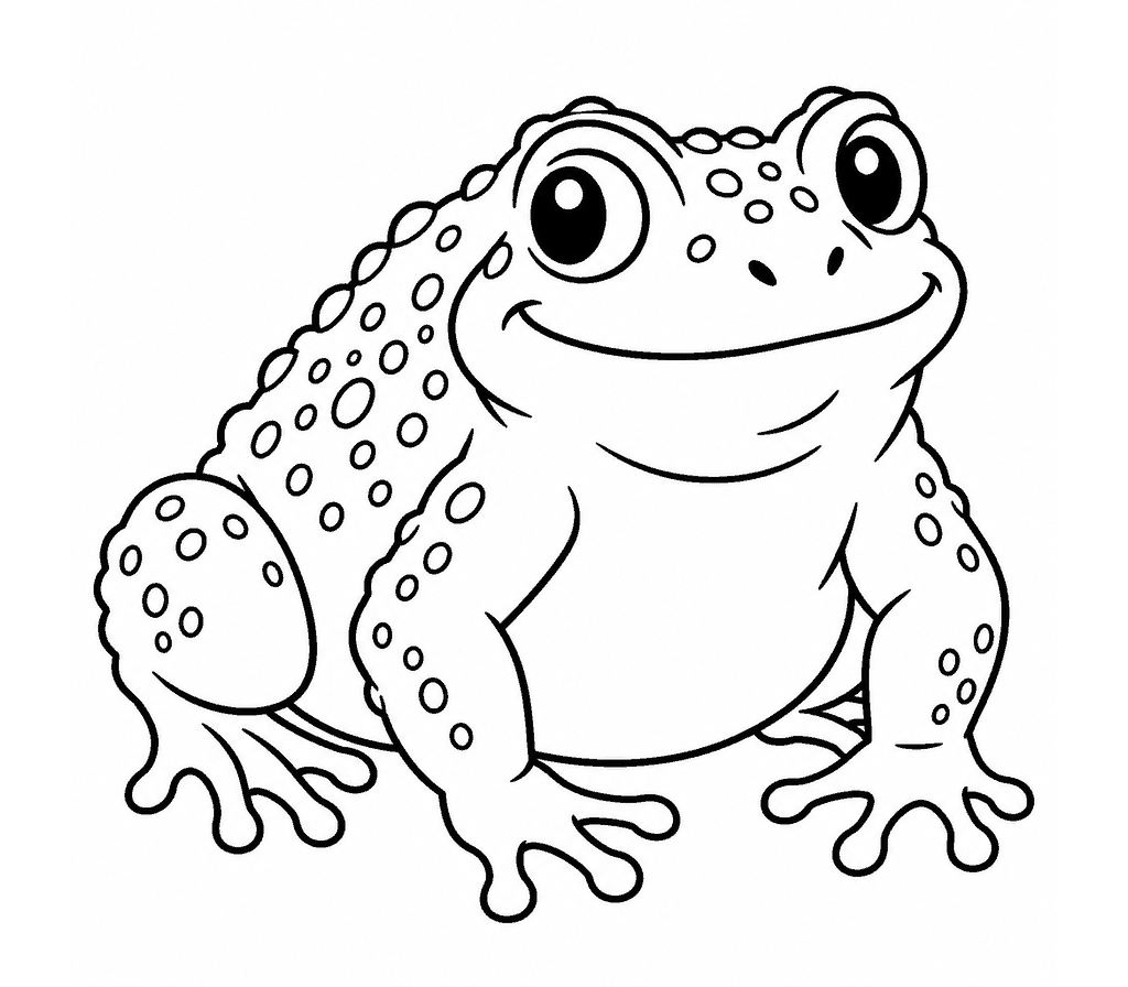 Cane Toad coloring page