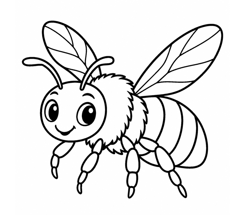 Carpenter Bee coloring page