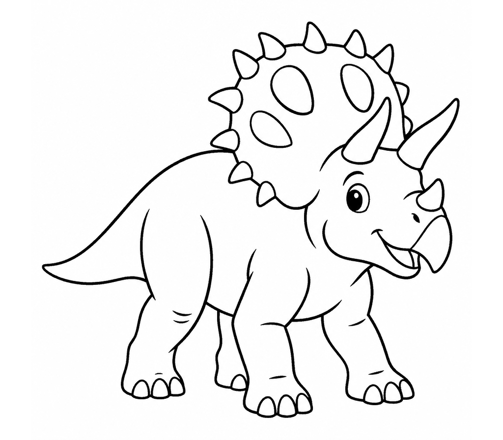 Centrosaurus coloring page