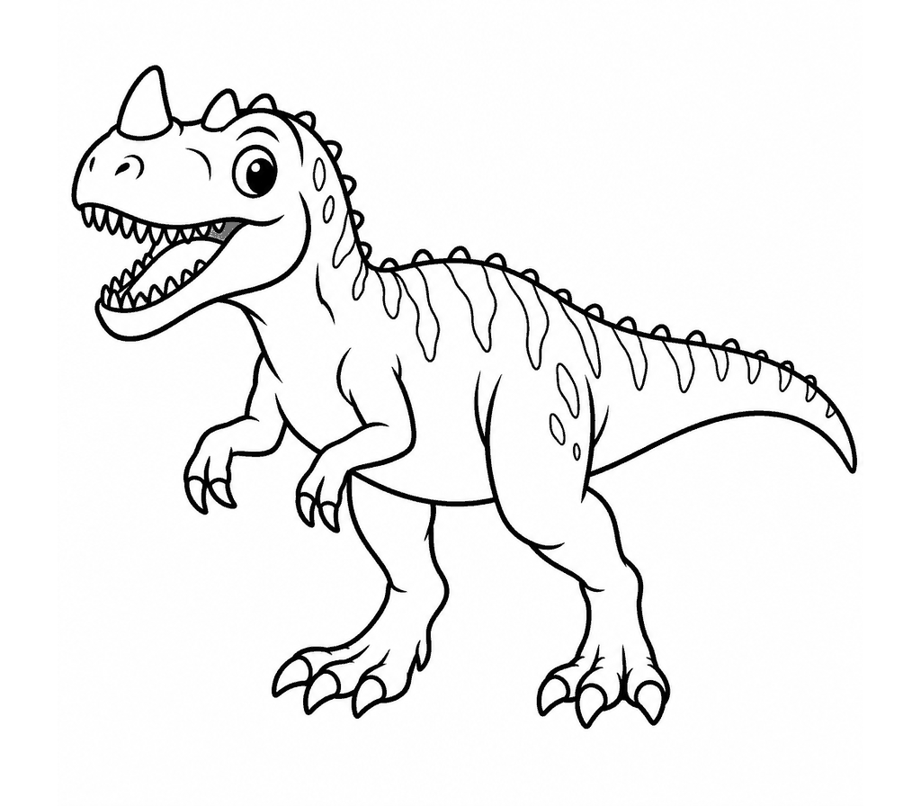 Ceratosaurus coloring page