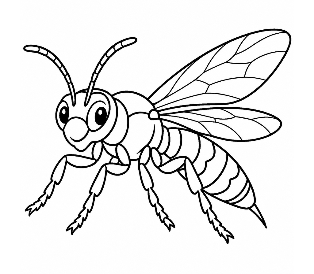 Cicada Killer coloring page
