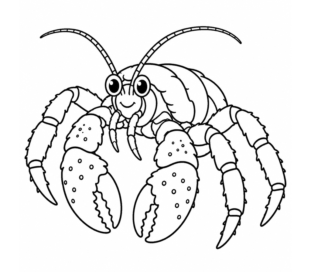 Coconut Crab coloring page