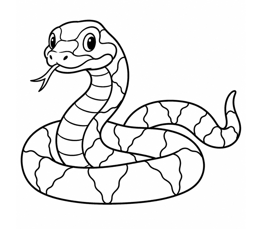 Copperhead coloring page