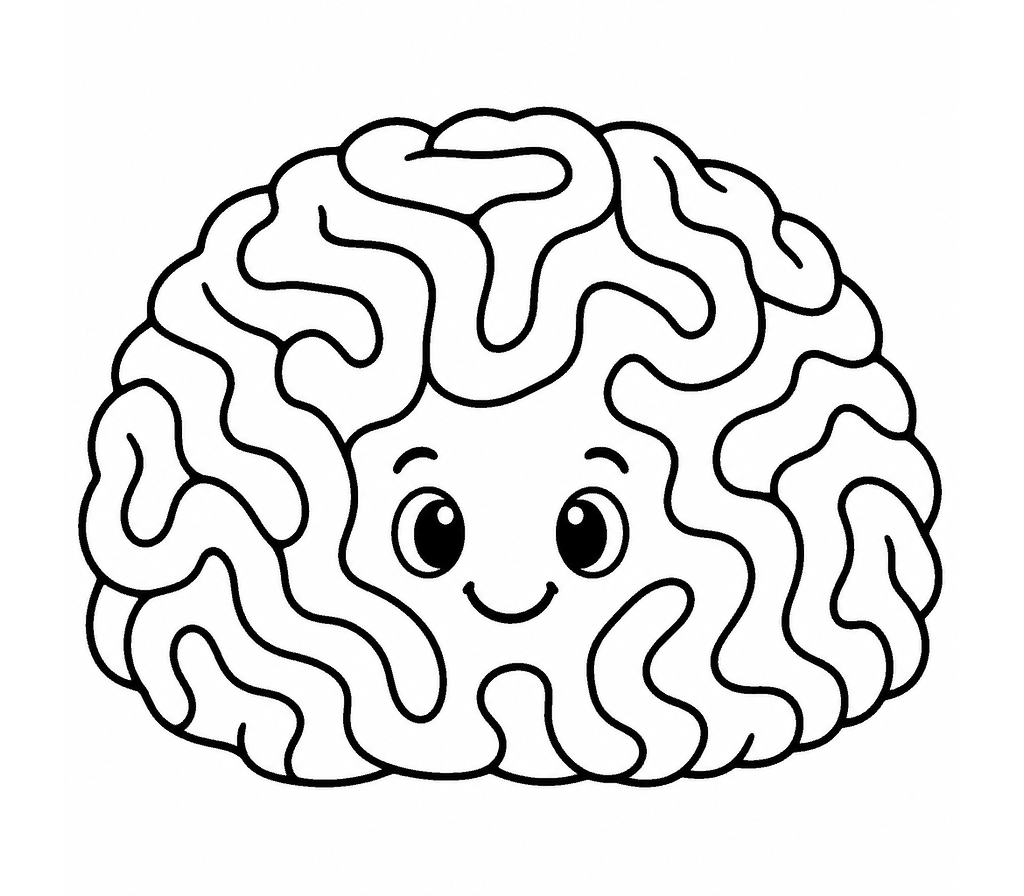 Coral (Brain) coloring page