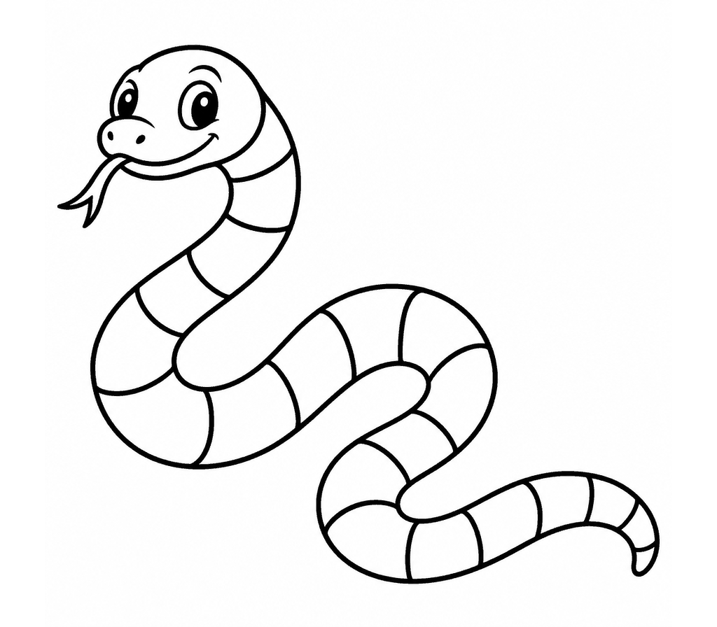 Coral Snake coloring page
