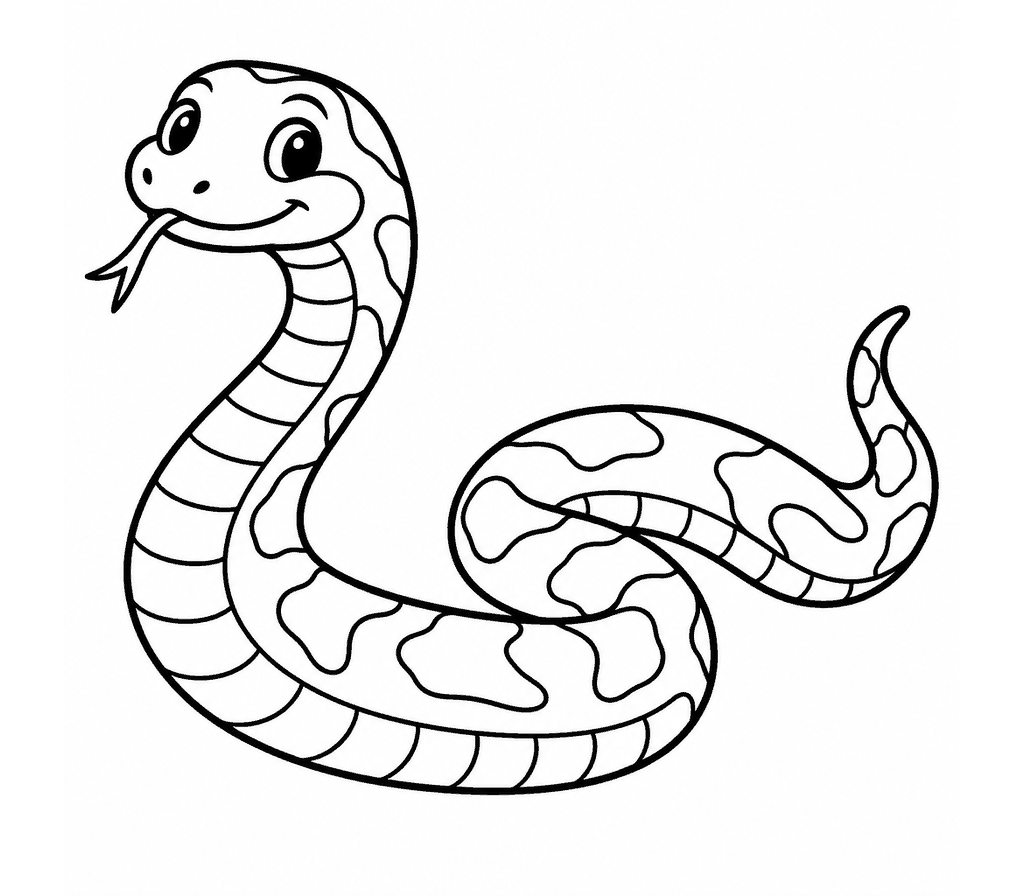 Corn Snake coloring page