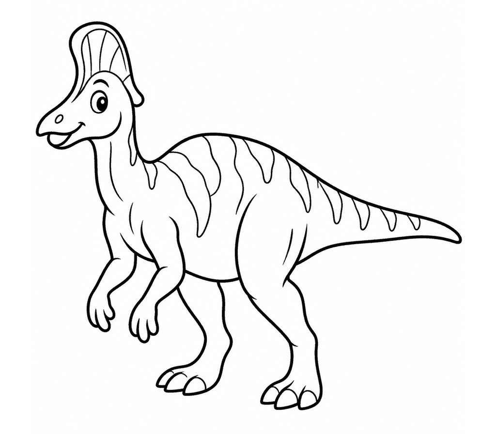 Corythosaurus coloring page