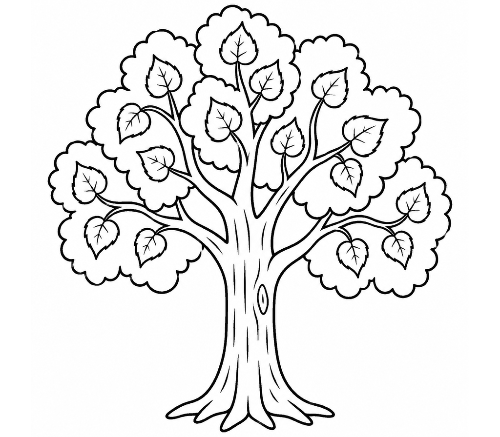 Cottonwood coloring page