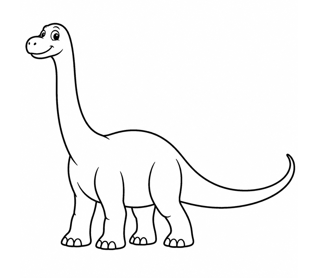 Diplodocus coloring page