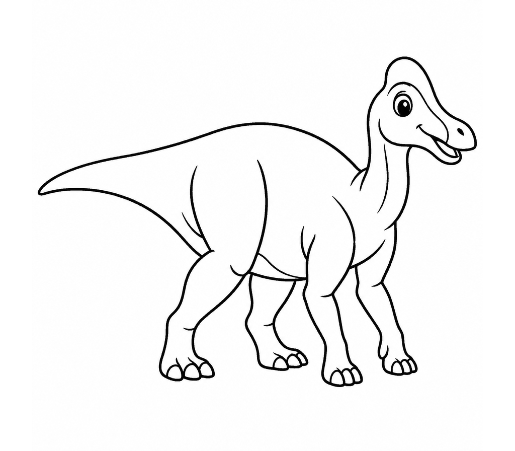 Edmontosaurus coloring page