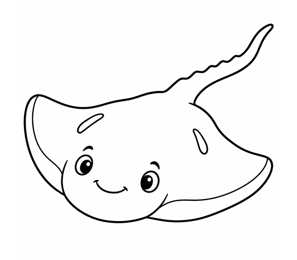 Electric Ray coloring page