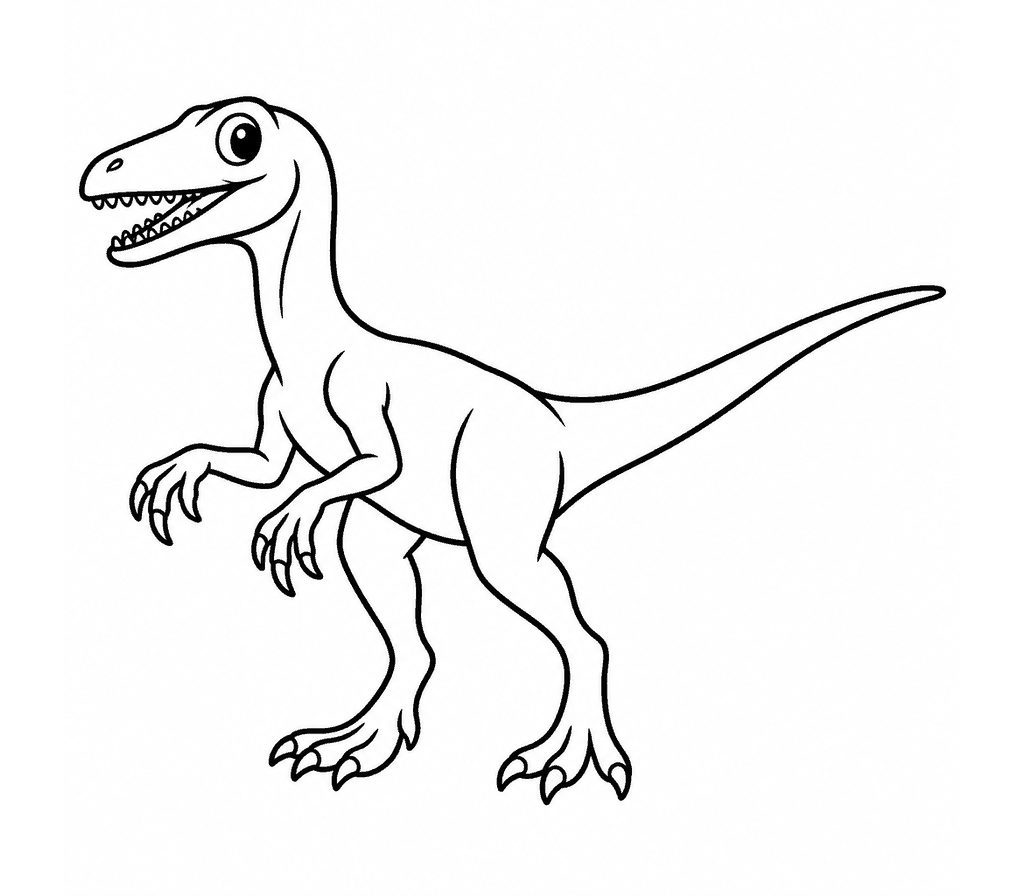 Eoraptor coloring page