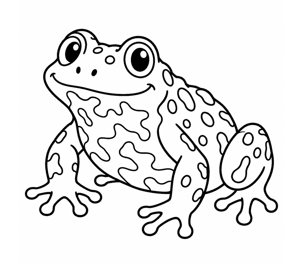 Fire-bellied Toad coloring page