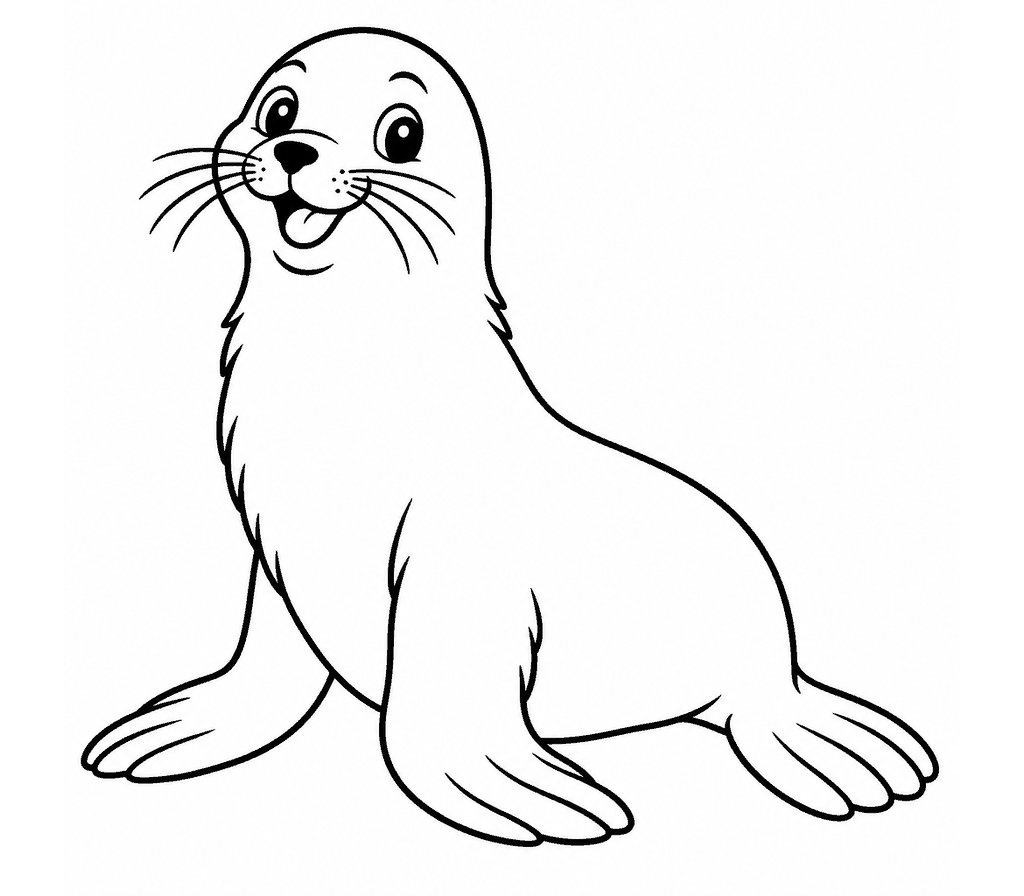 Fur Seal coloring page