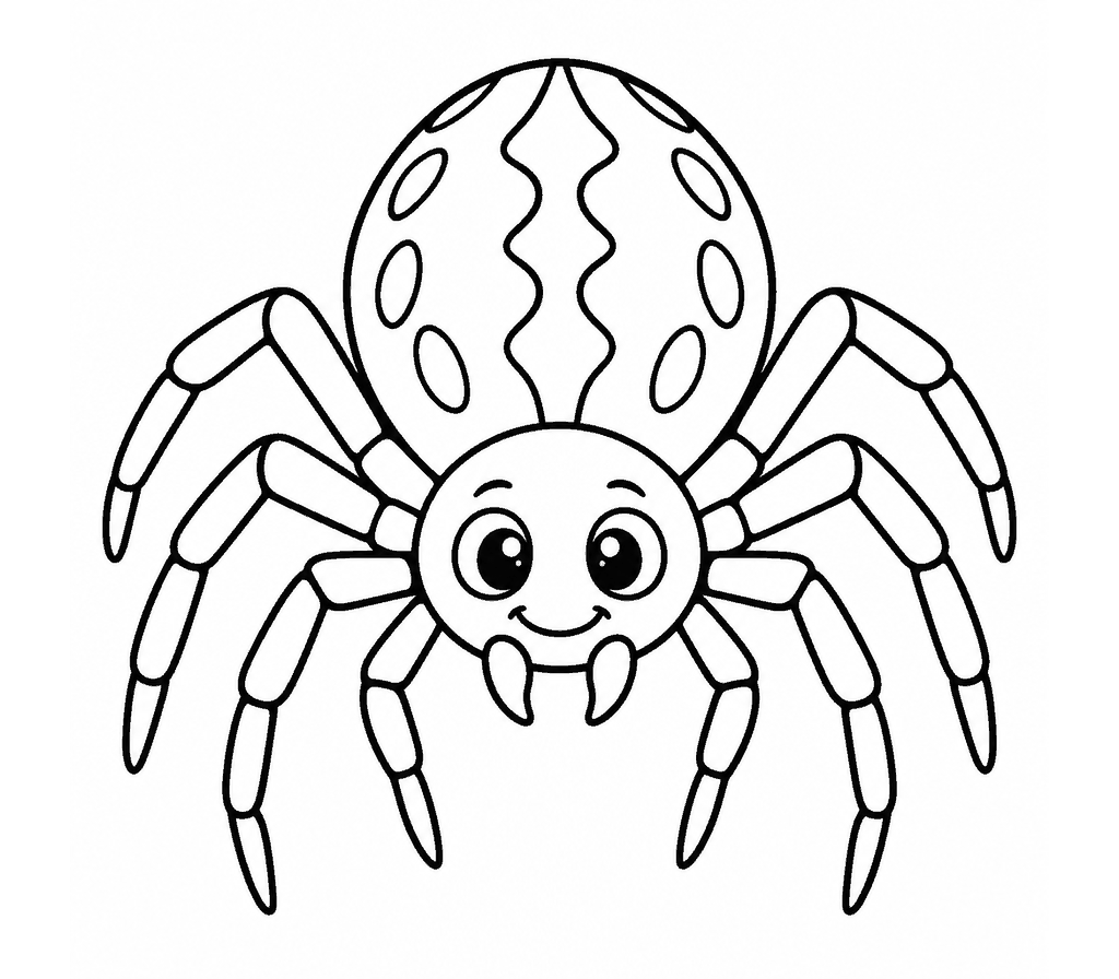 Garden Spider coloring page
