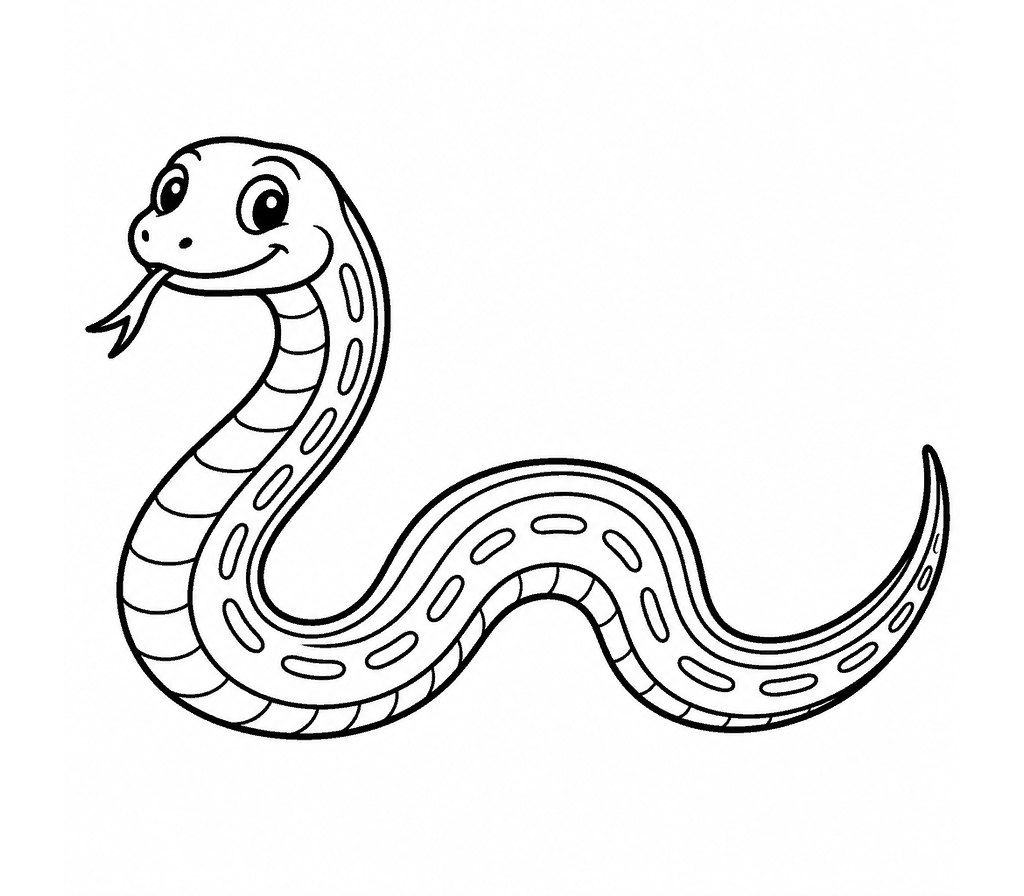 Garter Snake coloring page