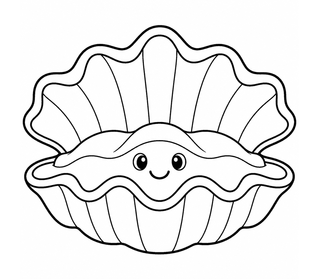 Giant Clam coloring page