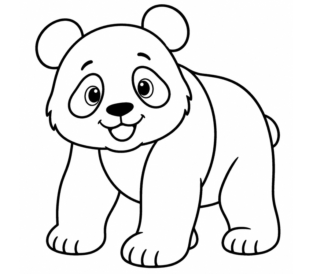 Giant Panda coloring page