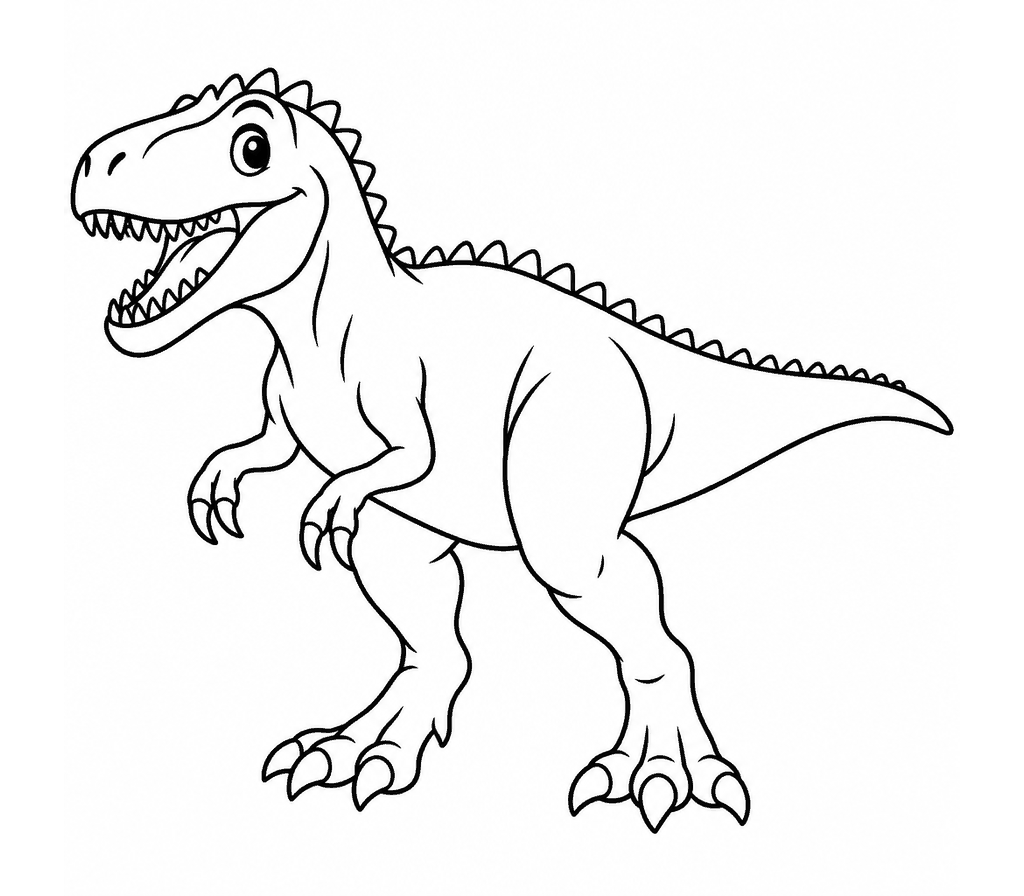 Giganotosaurus coloring page