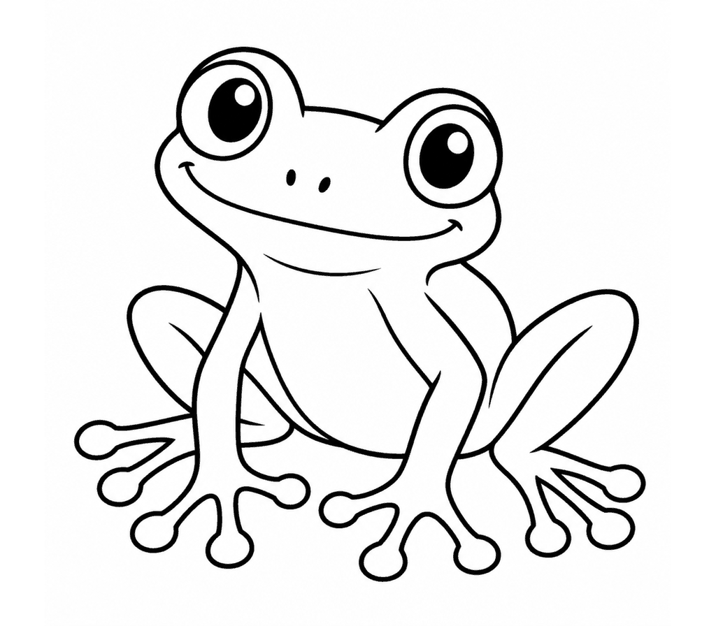 Glass Frog coloring page