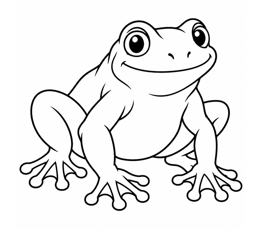 Goliath Frog coloring page