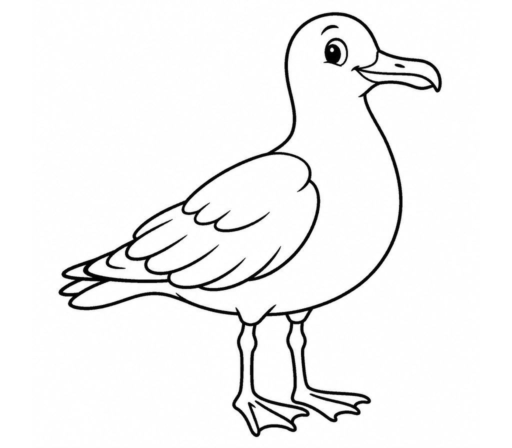 Herring Gull coloring page