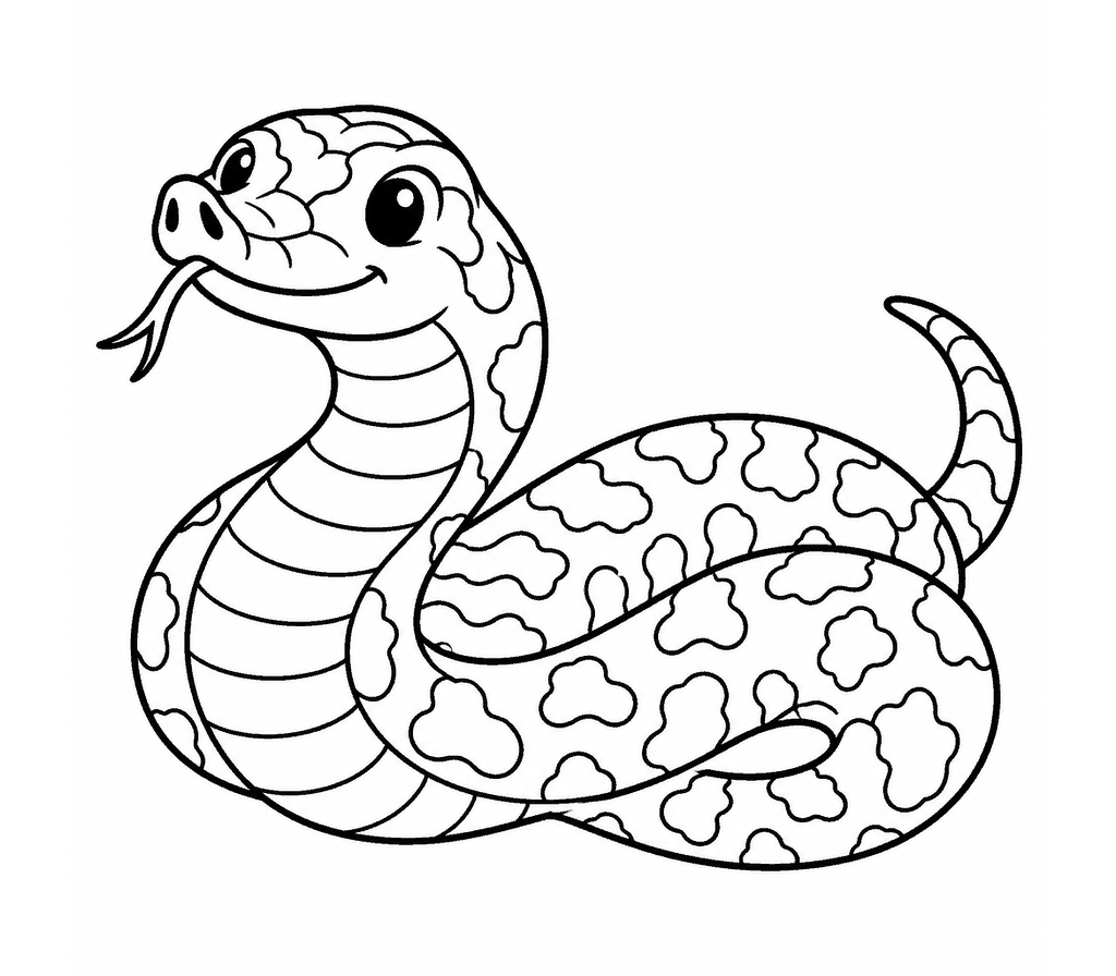 Hognose Snake coloring page