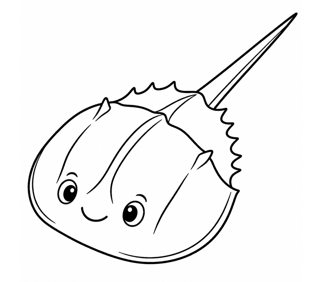 Horseshoe Crab coloring page