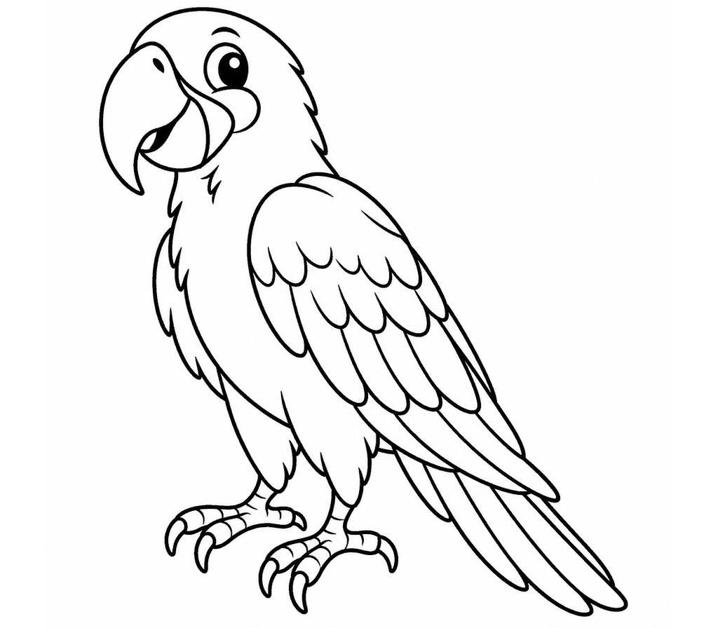 Hyacinth Macaw coloring page