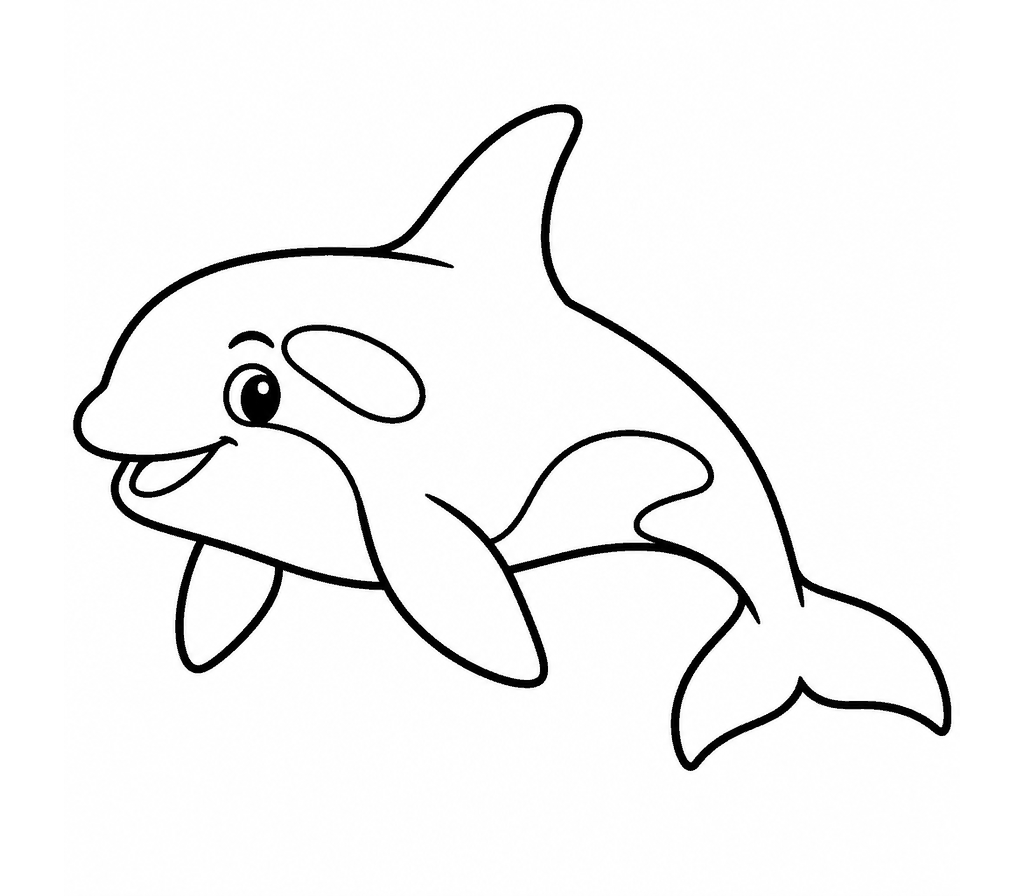 Killer Whale coloring page