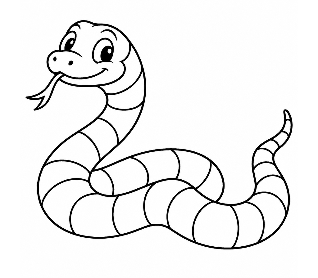 King Snake coloring page