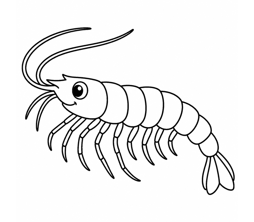 Krill coloring page