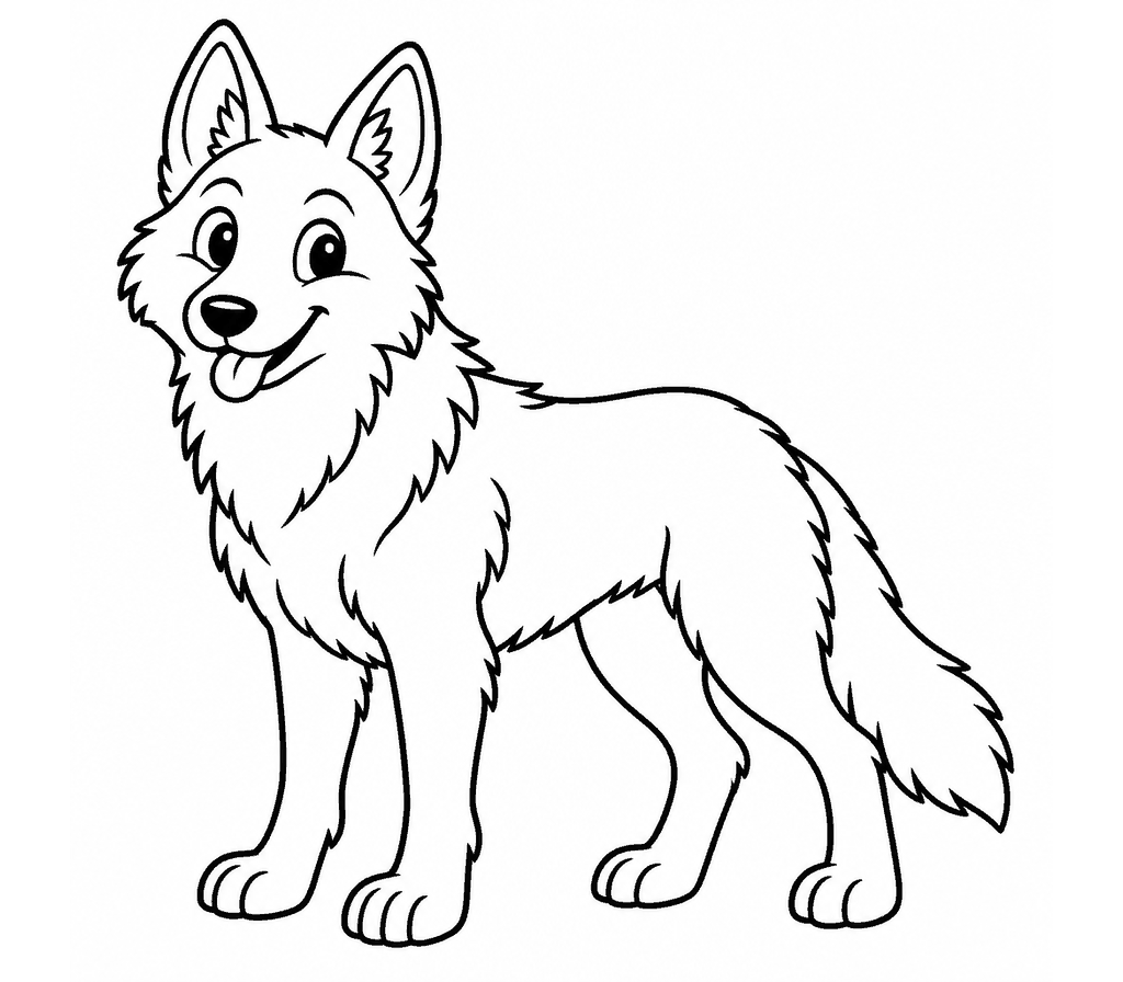 Lupine coloring page
