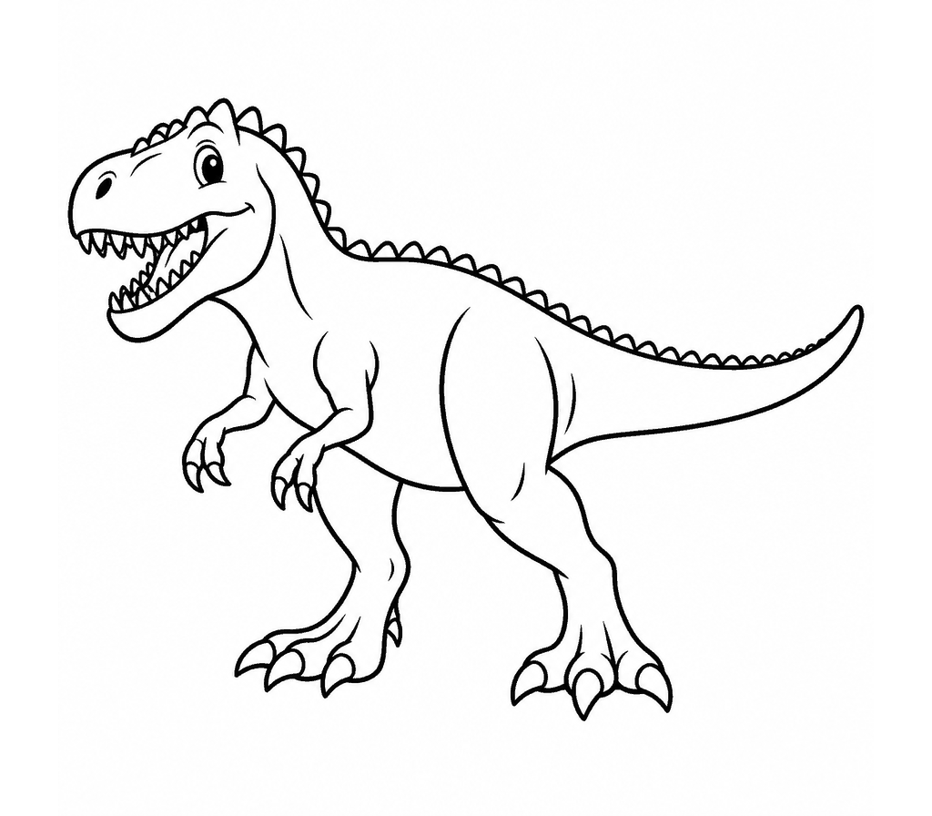 Mapusaurus coloring page